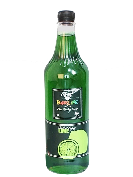 Лайм сироп 1л (ПЛАСТ.БУТ.) Barlife_1