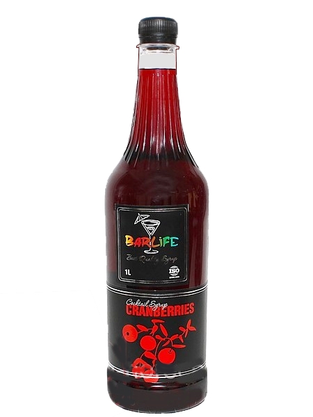 Журавлина сироп 1л (ПЛАСТ.БУТ.) Barlife_1