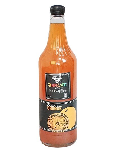 Помаранч сироп 1л (ПЛАСТ.БУТ.) Barlife_1