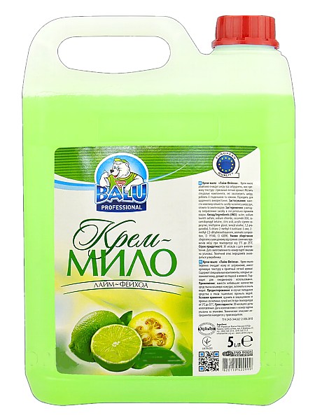 Крем-мило Лайм-Фейхоа 5л BALU РЕ каністра_1