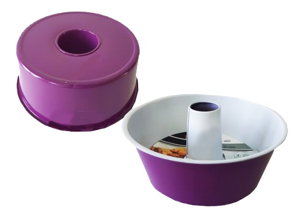 Форма з керамічним покриттям і втулкою для кекса д.25см 16515_1