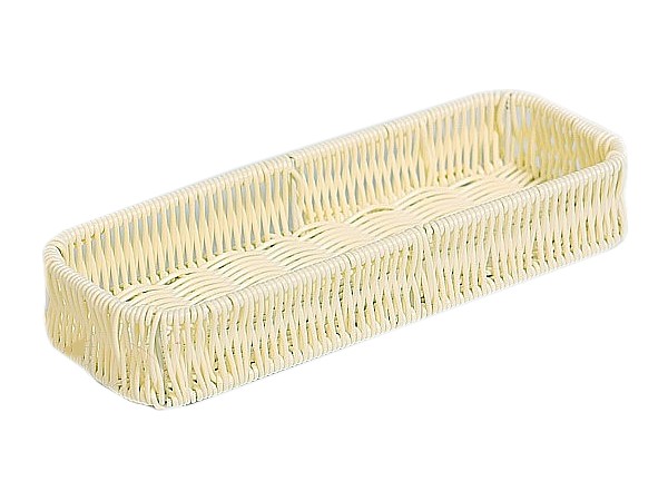 Кошик для фраже штучна лоза 27х10см біла 7303_1