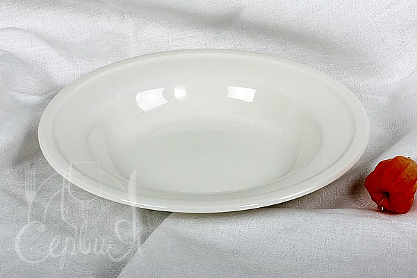 Тарілка глибока д.225мм Bistro (слонова кістка)_2