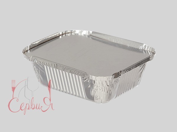 Контейнер алюм.прямоуг. з карт. кришкою  430мл SP24L PRO 14534010/310 10шт_2