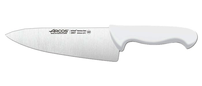Ніж кухарський 200мм білий 290724 "2900" Arcos_1