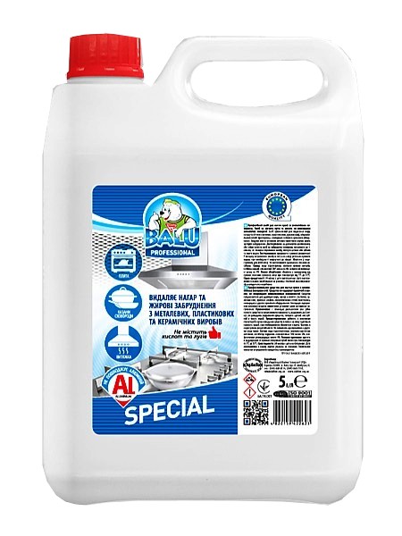 Миючий засіб для кухон.та алюмін.поверхонь 5л BALU SPECIAL РЕ каністра_1