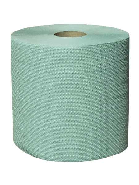 Рушник в рулоні одношаровий зелений 250м 20см Servia PRO_1