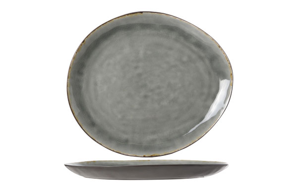 Блюдо овальне 32,5х28см Laguna Blue-Grey C&T 5556322_1