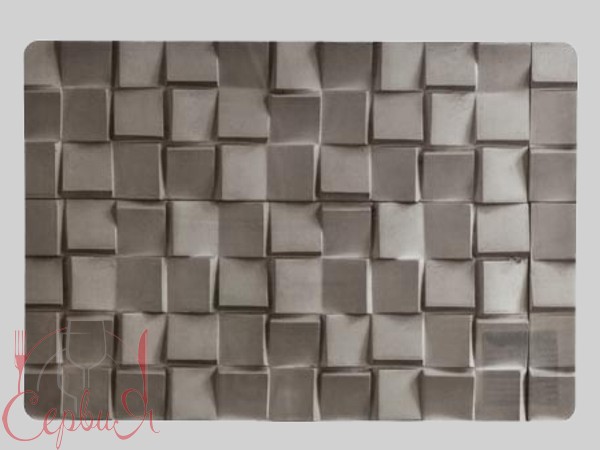 Сет под горячее винил 43х28см камень серый C&T 22965_2