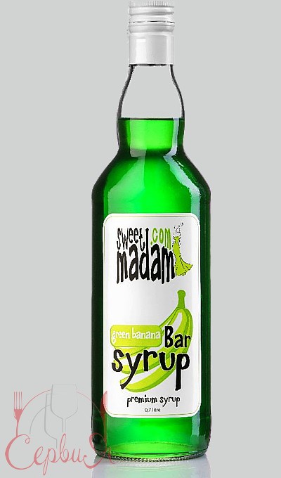 Банан зелений сироп 0,7л Madam_3