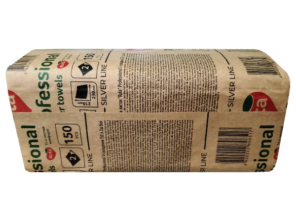 Рушник 2шари Vскладання білий 150шт Ruta R0994_1