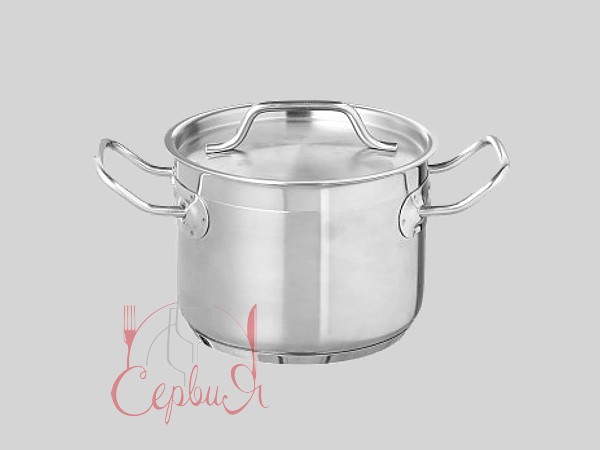 Каструля середня з кришкою 7,2л 24х16см 1002242+1000241_2