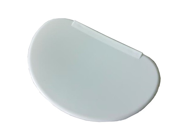 Шпатель кулінарний пластиковий овальний 10х15см 20207_1