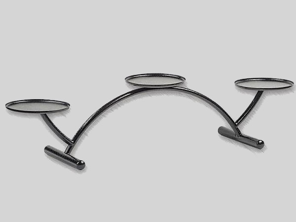 Стійка банкетна Рестам R3 Color (ч) (чорний мат)_2