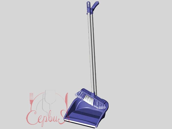 Комплект для прибирання Совок+Щітка Dust Set AF201 синій 18409000_2