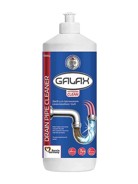 Засіб для прочищення каналізаційних труб Galax Das Power Clean 1л арт.778_1
