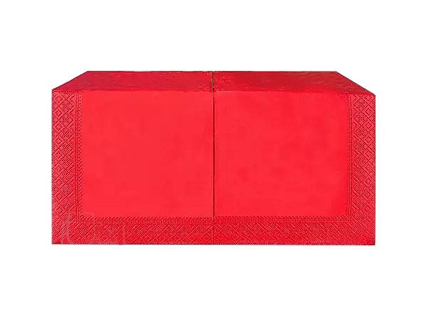 Серветка двошарова червона  33х33см 200шт Alsupak_1