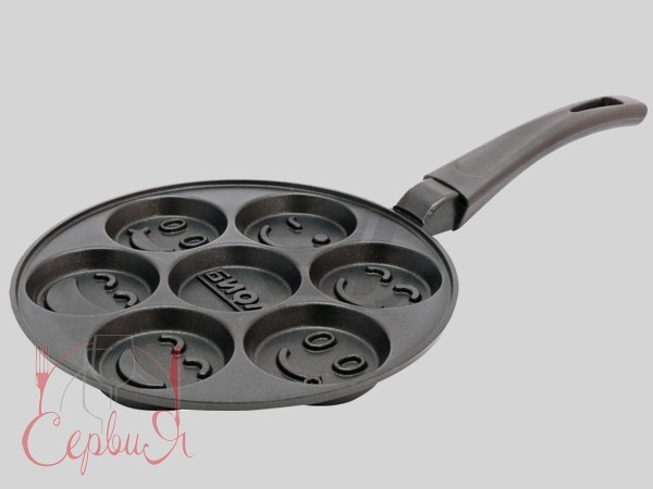 Пательня з антиприг. покриттям 24см для оладок СО-24П Смайли Біол_2