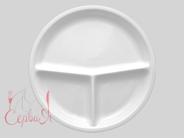 Тарілка-менажниця 3 ділення д.25,5см 499 Rita_2