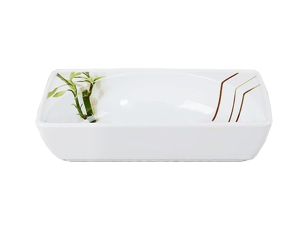 Блюдо полукруглое глубокое 210мм 3394 бамбук Victoria_1