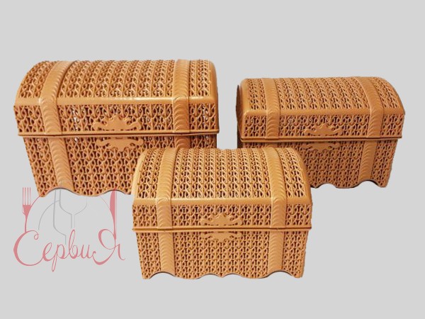 Бокс для зберігання Косичка набір з 3шт ALY303_2