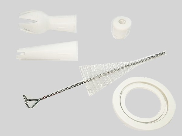 Ремкомплект (насадка з гайкою, прокладка, йоржик) для сифону К514/750/737_2