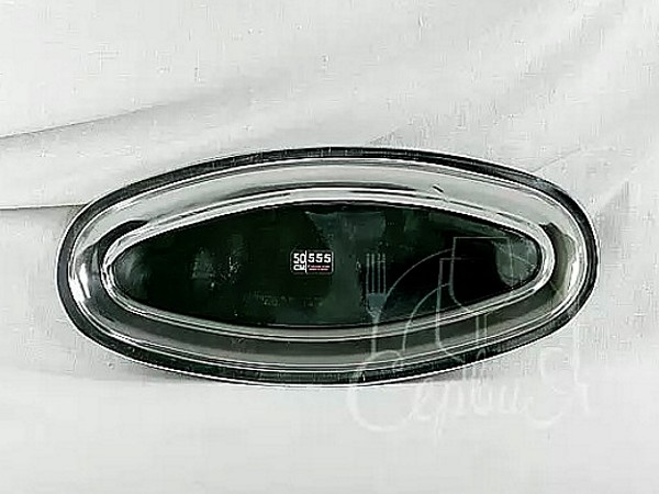 Блюдо овальне металеве 65см 00605_2