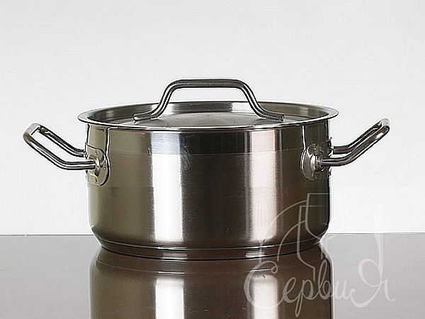 Каструля низька з кришкою 8л 28х13см 302813  Forest_4