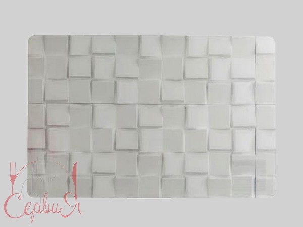 Сет под горячее винил 40х35см белый камень C&T 22966_2