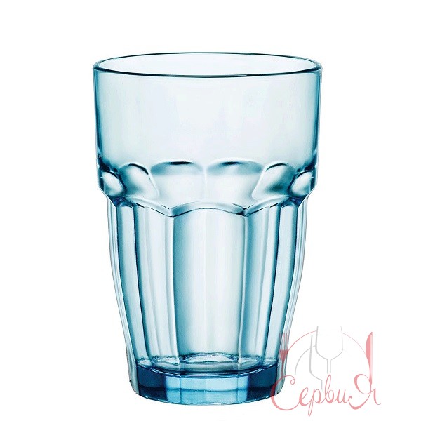 Склянка висока блакитна 370мл Rock bar ice 418970_2