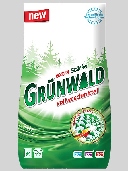 Порошок пральный універсал. 10кг GRUNWALD Гірська свіжість 25484316_2