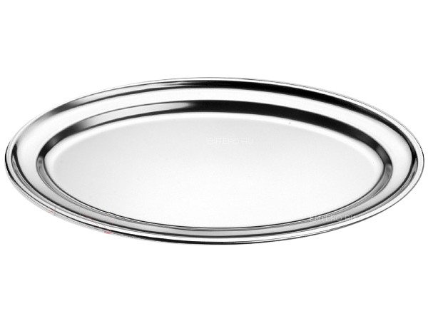 Блюдо овальне металеве 65см 00605_1