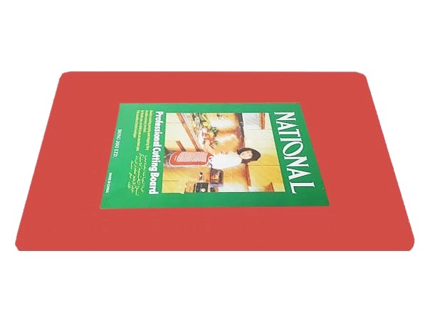 Дошка обробна 45х30х1,2см полімер червона 18864_1