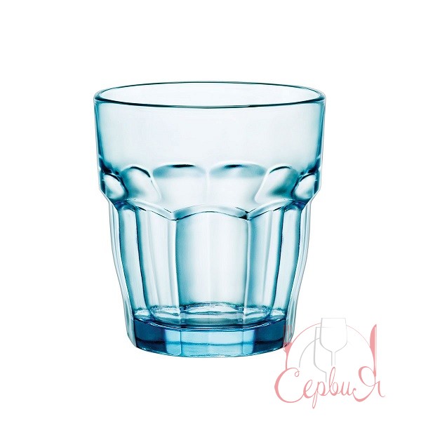 Склянка низька блакитна 270мл Rock bar ice 418940_2
