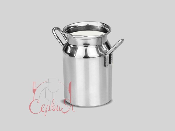 Молочник 125мл нерж. з носиком 45х75мм "Бідончик"_2