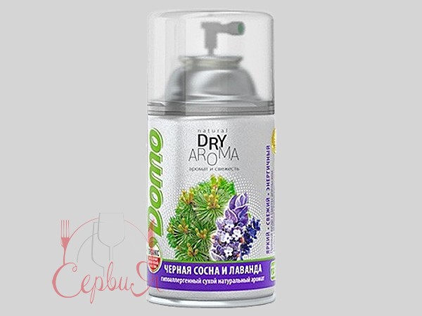 Освіжувач повітря для діспенсера 250мл DOMO Dry Aroma Чорна сосна і лаванда 10209_2