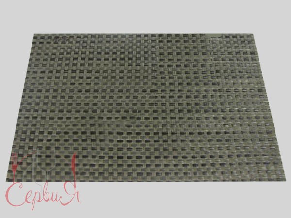 Сет під гаряче вініл 40х35см срібло колір 16543_2