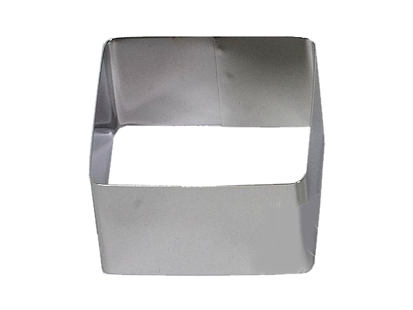 Форма квадратна для формування гарнірів і салатів 60х60мм, h35мм_1