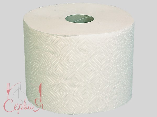 Рушник в рулоні 2шари білий 100м Джамбо MAXI RL031 КПК_2