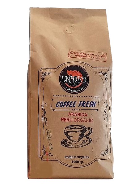 Кава в зернах 1кг Перу Органік_1