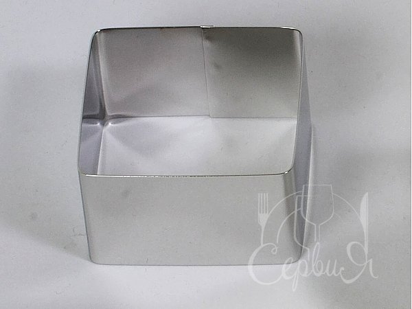 Форма квадратна для формування гарнірів і салатів 60х60мм, h35мм_3