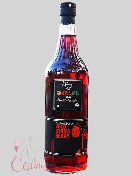 Суниця сироп 1л Barlife_2