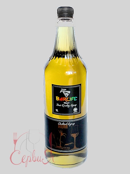 Ром сироп 1л (ПЛАСТ.БУТ.) Barlife_2