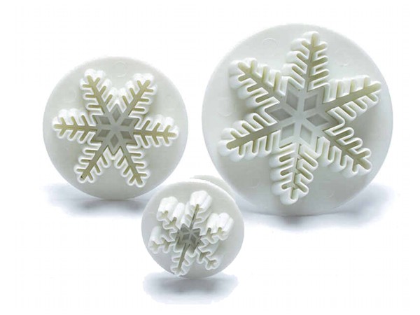 Плунжер кондитерський з 3-х для мастики "Сніжинка" 16381_1