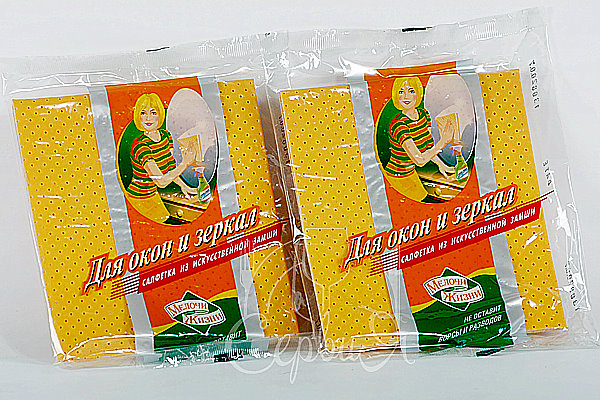 Серветка для скла замшева КП 1341 МЖ_3