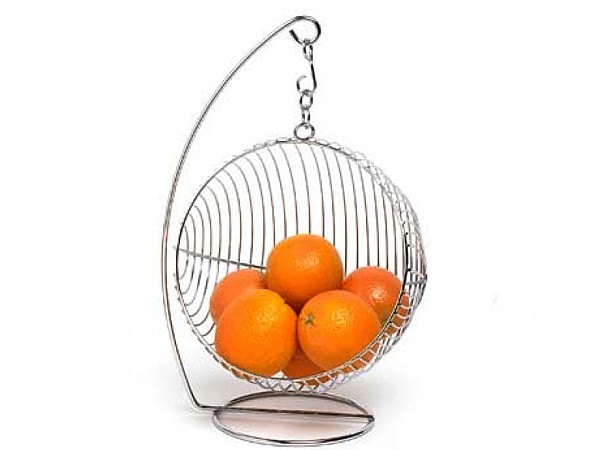 Фруктовница подвесная нерж. 25*45см C&T VL5236_1