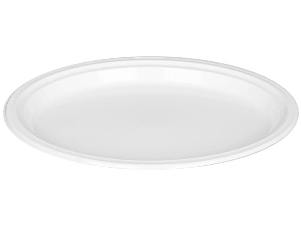 Тарілка ОВАЛ 310мм біла 27гр 50шт А_1