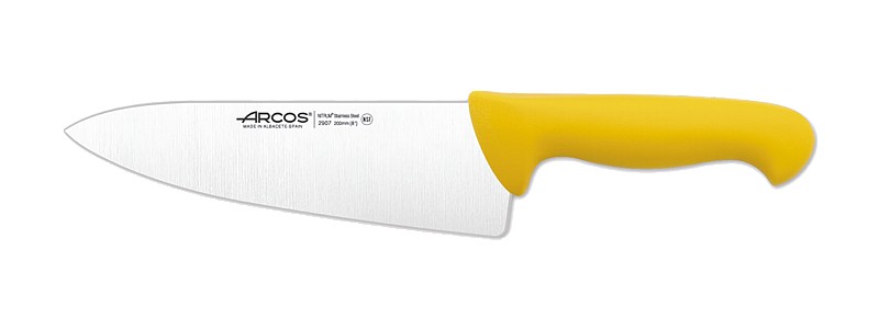 Ніж кухарський 200мм жовтий 290700 "2900" Arcos_1