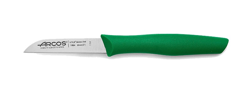 Ніж для чищення зелений 8см 188421 Genova Arcos_1