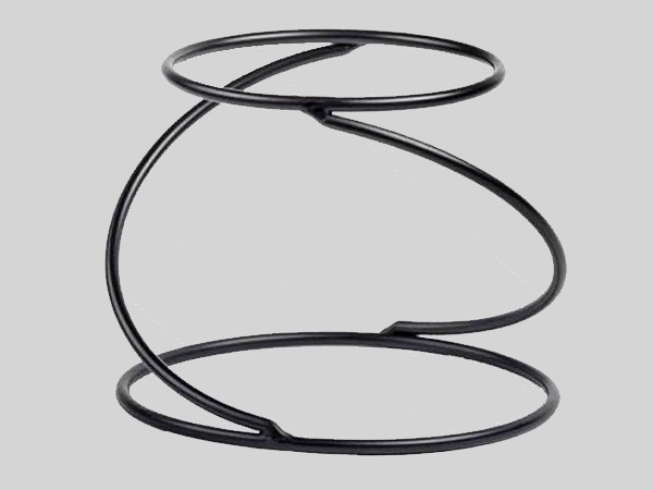 Стійка банкетна Рестам R1 spiral (чорний мат)_2